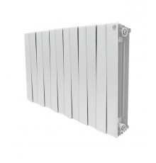 Радиатор биметаллический Royal Thermo Piano Forte 500 мм 12 секций 1' боковое подключение 591х960 мм белый