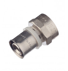 Соединитель прямой VALTEC (VTm.202.N.002005) 20(пресс) х 3/4 ВР(г)