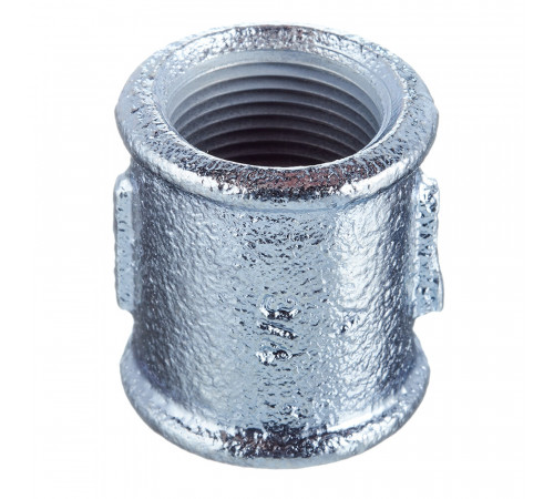 Муфта прямая Gebo Platinum (270-5V) 3/4 ВР(г) х 3/4 ВР(г) чугунная оцинкованная Муфта прямая Gebo Platinum (270-5V) 3/4 ВР(г) х 3/4 ВР(г) чугунная оцинкованная