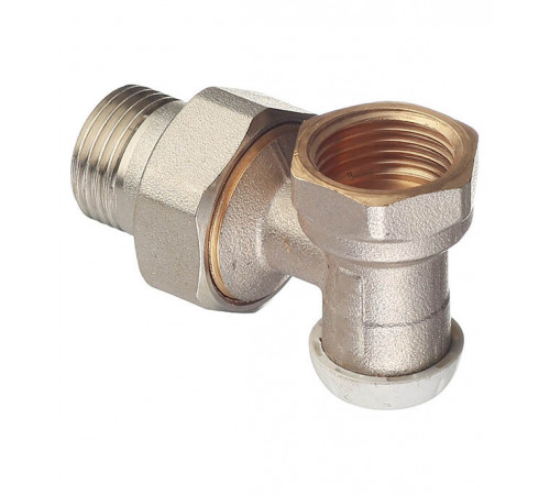 Клапан запорный угловой Tiemme 1/2 НР(ш) х 1/2 ВР(г) для радиатора (3230001) Клапан запорный угловой Tiemme 1/2 НР(ш) х 1/2 ВР(г) для радиатора (3230001)