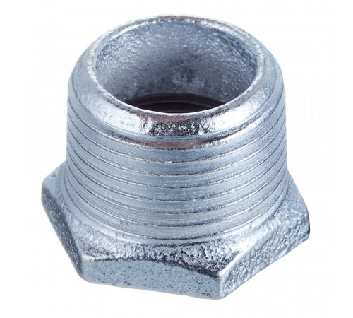 Футорка Gebo Platinum (241-26V) 1 НР(ш) х 3/4 ВР(г) чугунная оцинкованная Футорка Gebo Platinum (241-26V) 1 НР(ш) х 3/4 ВР(г) чугунная оцинкованная