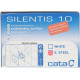 Вентилятор осевой Cata Silentis 10 Inox 140х140 мм d100 мм серебро