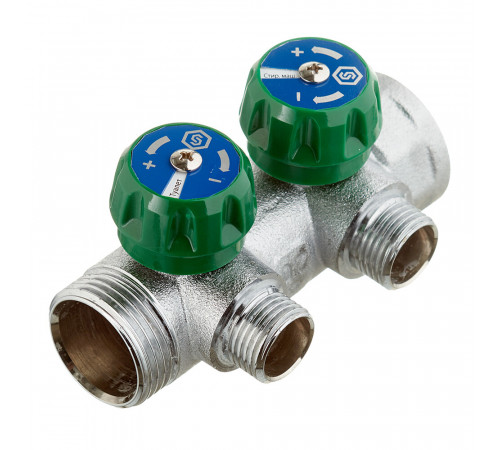 Коллектор Stout 1 ВР(г) х 2 выхода 1/2 НР(ш) х 1 НР(ш) регулирующий (SMB-6850-011202) Коллектор Stout 1 ВР(г) х 2 выхода 1/2 НР(ш) х 1 НР(ш) регулирующий (SMB-6850-011202)