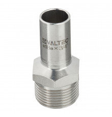 Соединитель Valtec (VTi.906.I.001805) 18 мм х 3/4 НР(ш) нержавеющая сталь