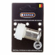 Муфта с накидной гайкой Henco (26PKW-2005) 20(пресс) х 3/4 ВР(г) белая PVDF