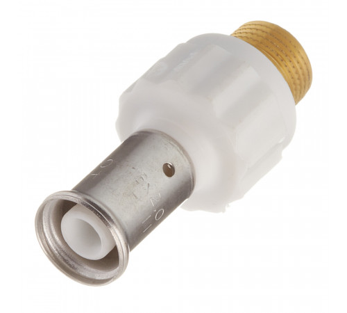 Муфта Henco (17PKW-1604) 16(пресс) х 1/2 НР(ш) PVDF белая Муфта Henco (17PKW-1604) 16(пресс) х 1/2 НР(ш) PVDF белая
