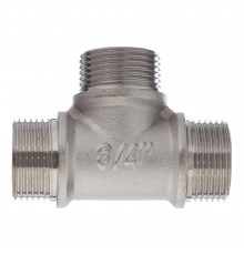 Тройник Valtec 3/4 НР(ш) х 3/4 НР(ш) х 3/4 НР(ш) латунный (VTr.131.N.0005)