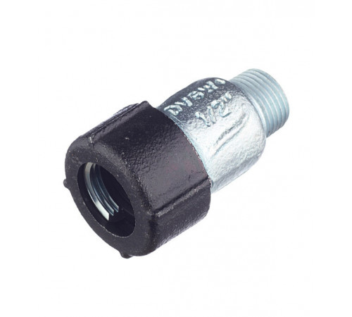 Соединитель Gebo Quick (AK12/GBAK05) 1/2 НР(ш) чугунный оцинкованный