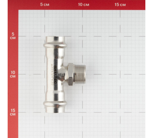 Тройник Valtec (VTi.933.I.220522) 22 мм х 3/4 НР(ш) х 22 мм нержавеющая сталь Тройник Valtec (VTi.933.I.220522) 22 мм х 3/4 НР(ш) х 22 мм нержавеющая сталь