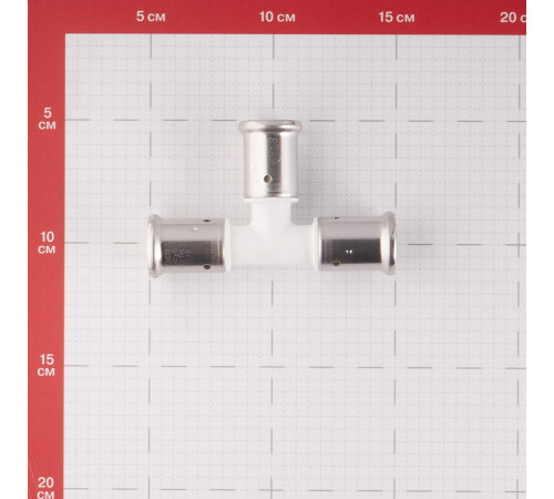 Тройник Henco (9PKW-202020) 20(пресс) х 20(пресс) х 20(пресс) PVDF белый Тройник Henco (9PKW-202020) 20(пресс) х 20(пресс) х 20(пресс) PVDF белый