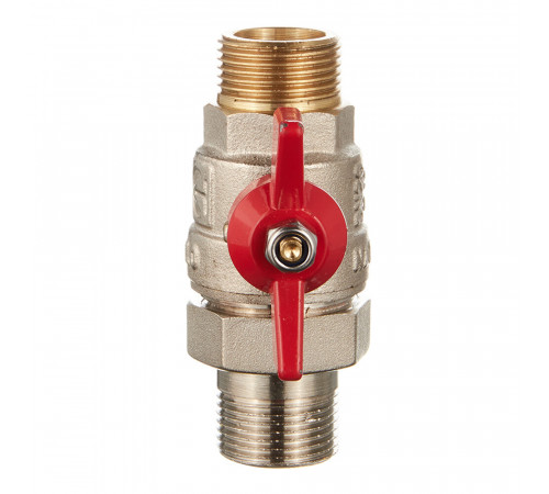 Кран шаровой латунный Valtec Base 3/4 НР(ш) х 3/4 НР(ш) бабочка с полусгоном прямой (VT.226.N.05) Кран шаровой латунный Valtec Base 3/4 НР(ш) х 3/4 НР(ш) бабочка с полусгоном прямой (VT.226.N.05)