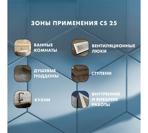 Герметик силиконовый затирка Церезит CS 25 № 16 графит 280 мл Герметик силиконовый затирка Церезит CS 25 № 16 графит 280 мл