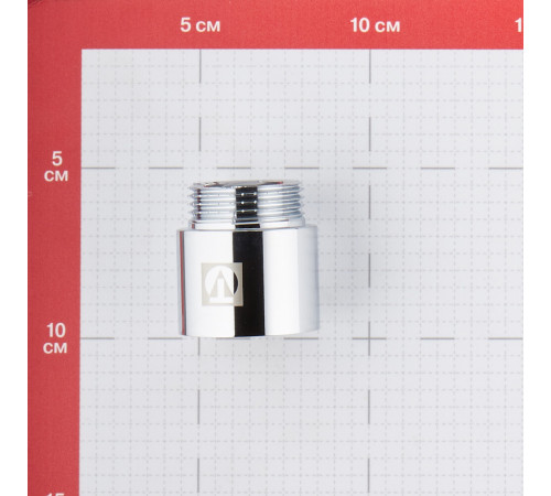 Удлинитель Valtec 30 мм х 1 ВР(г) х 1 НР(ш) хром латунный (VTr.198.C.0630)