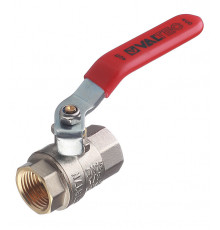 Кран шаровой латунный Valtec Base 1/2 ВР(г) х 1/2 ВР(г) ручка прямой (VT.214.N.04)