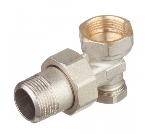 Клапан запорный угловой Valtec 3/4 НР(ш) х 3/4 ВР(г) для радиатора (VT.019.N.05) Клапан запорный угловой Valtec 3/4 НР(ш) х 3/4 ВР(г) для радиатора (VT.019.N.05)