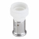 Муфта с накидной гайкой Henco (26PKW-2005) 20(пресс) х 3/4 ВР(г) белая PVDF