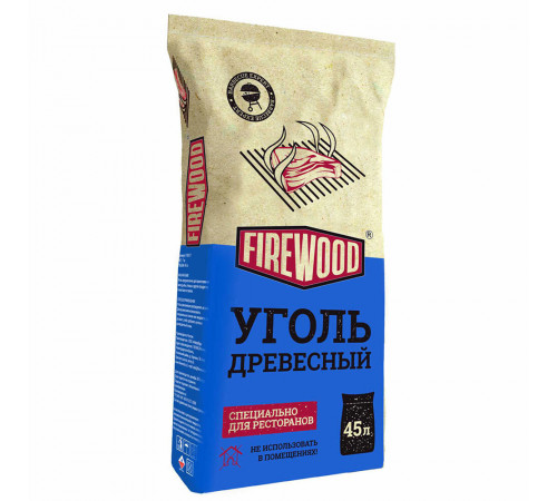 Уголь древесный березовый Firewood 7 кг Уголь древесный березовый Firewood 7 кг