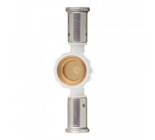 Тройник Henco (13PKW-160416) 16(пресс) х 1/2 ВР(г) х 16(пресс) PVDF белый Тройник Henco (13PKW-160416) 16(пресс) х 1/2 ВР(г) х 16(пресс) PVDF белый