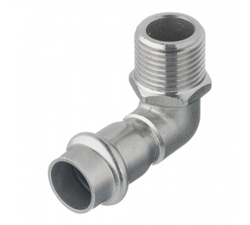 Угол VALTEC (VTi.953.I.001504) 90° 15 мм х 1/2 НР(ш) нержавеющая сталь Угол VALTEC (VTi.953.I.001504) 90° 15 мм х 1/2 НР(ш) нержавеющая сталь