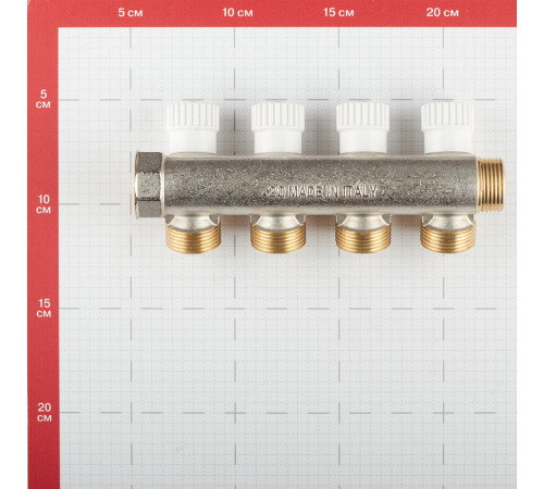 Коллектор Stout 3/4 ВР(г) х 4 выхода 3/4(ЕК) х 3/4 НР(ш) регулирующий (SMB 6851 343404) Коллектор Stout 3/4 ВР(г) х 4 выхода 3/4(ЕК) х 3/4 НР(ш) регулирующий (SMB 6851 343404)