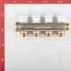 Коллектор Stout 3/4 ВР(г) х 4 выхода 3/4(ЕК) х 3/4 НР(ш) регулирующий (SMB 6851 343404)