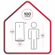 Водонагреватель накопительный Ariston Velis LUX INOX PW ABSE WIFI 100 электрический 100 л 1,5/2,5 кВт плоский универсальный