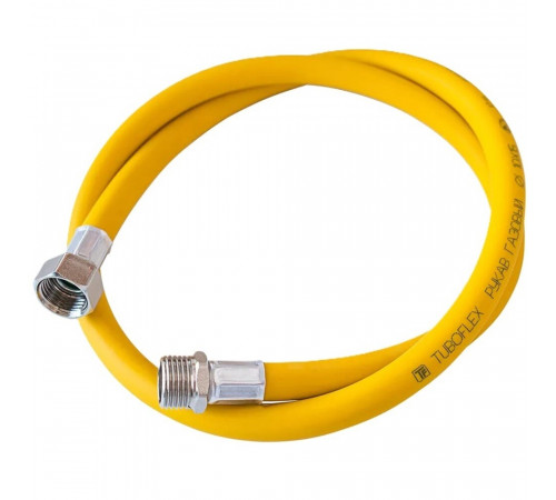 Шланг для газа ПВХ армированный Tuboflex 3/4 НР(ш) х 3/4 ВР(г) 200 см желтый Шланг для газа ПВХ армированный Tuboflex 3/4 НР(ш) х 3/4 ВР(г) 200 см желтый