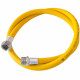 Шланг для газа ПВХ армированный Tuboflex 3/4 НР(ш) х 3/4 ВР(г) 200 см желтый