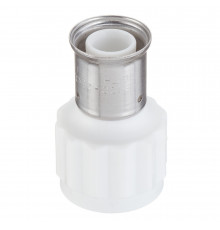 Муфта Henco (18PKW-2606) 26(пресс) х 1 ВР(г) белая PVDF