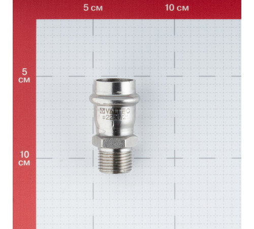 Соединитель VALTEC (VTi.901.I.002204) 22 мм х 1/2 НР(ш) нержавеющая сталь Соединитель VALTEC (VTi.901.I.002204) 22 мм х 1/2 НР(ш) нержавеющая сталь