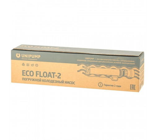 Насос колодезный UNIPUMP Eco Float-2 для чистой воды 85 л/мин нижний забор (25502) Насос колодезный UNIPUMP Eco Float-2 для чистой воды 85 л/мин нижний забор (25502)