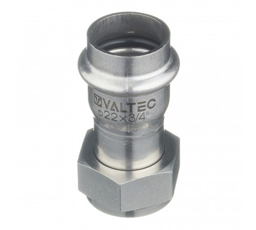 Соединитель VALTEC (VTi.908.I.002205) 22 мм х 3/4 ВР(г) нержавеющая сталь с накидной гайкой Соединитель VALTEC (VTi.908.I.002205) 22 мм х 3/4 ВР(г) нержавеющая сталь с накидной гайкой
