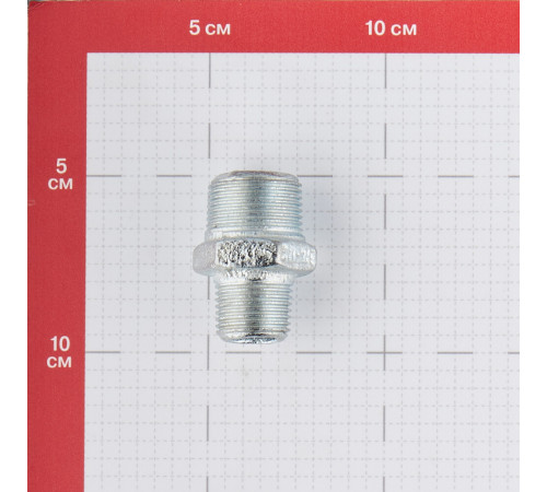 Ниппель переходный Gebo Platinum (245-22V) 3/4 НР(ш) х 1/2 НР(ш) чугунный оцинкованный