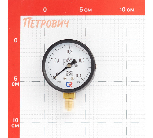 Манометр Росма ТМ-310Р.00 G1/4.2,5 радиальный 1/4 НР(ш) 4 бар d63 мм (9574)