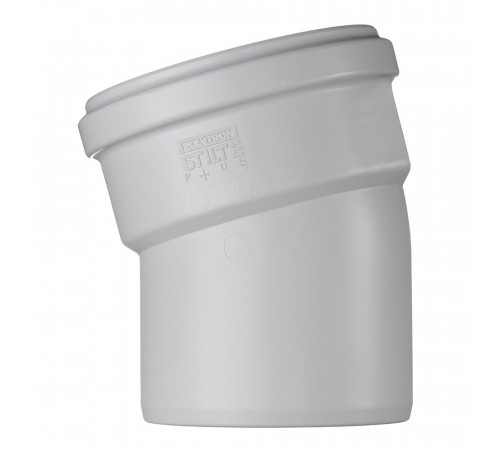 Отвод Pro Aqua Stilte Plus d110 мм 15° пластиковый шумопоглощающий для внутренней канализации Отвод Pro Aqua Stilte Plus d110 мм 15° пластиковый шумопоглощающий для внутренней канализации