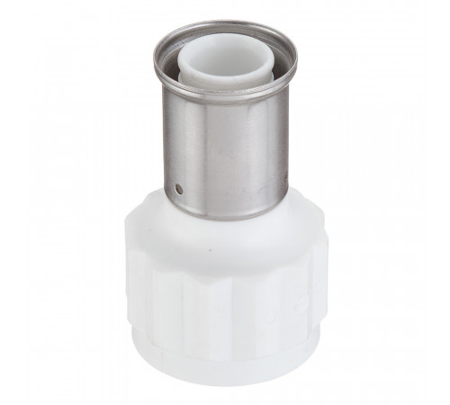 Муфта Henco (18PKW-3207) 32(пресс) х 1 1/4 ВР(г) белая PVDF Муфта Henco (18PKW-3207) 32(пресс) х 1 1/4 ВР(г) белая PVDF