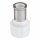 Муфта Henco (18PKW-3207) 32(пресс) х 1 1/4 ВР(г) белая PVDF