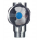 Кран шаровой латунный Valtec 1/2 ВР(г) х 3/4 НР(ш) х 1/2 НР(ш) к бытовой технике вентиль трехходовой (VT.255.N.04)