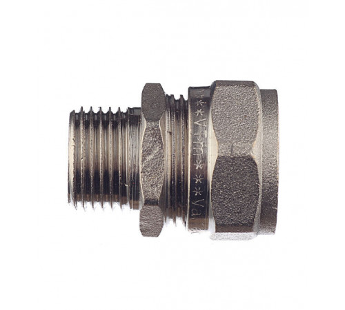 Соединитель прямой VALTEC (VTm.301.N.002004) 20 обж(ц) х 1/2 НР(ш)