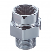 Американка прямая 3/4 ВР(г) х 3/4 НР(ш) хром латунная