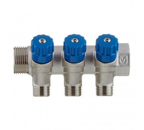 Коллектор Valtec 1 ВР(г) х 3 выхода 1/2 НР(ш) х 1 НР(ш) регулируемый (VTc.560.N.0603) Коллектор Valtec 1 ВР(г) х 3 выхода 1/2 НР(ш) х 1 НР(ш) регулируемый (VTc.560.N.0603)