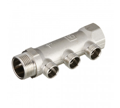 Коллектор Valtec 1 ВР(г) х 3 выхода 1/2 НР(ш) х 1 НР(ш) (VTc.500.N.0603) Коллектор Valtec 1 ВР(г) х 3 выхода 1/2 НР(ш) х 1 НР(ш) (VTc.500.N.0603)