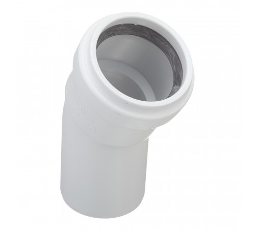 Отвод Pro Aqua Stilte Plus d58 мм 30° пластиковый шумопоглощающий для внутренней канализации Отвод Pro Aqua Stilte Plus d58 мм 30° пластиковый шумопоглощающий для внутренней канализации
