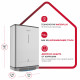 Водонагреватель накопительный Ariston Velis LUX INOX PW ABSE WIFI 50 электрический 50 л 1,5/2,5 кВт плоский универсальный