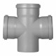 Крестовина Ostendorf HTDA d110х110х110 мм 87° пластиковая для внутренней канализации (115935)