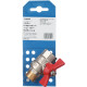 Кран шаровой латунный Valtec Base 1/2 ВР(г) х 1/2 НР(ш) бабочка прямой (VT.218.N.04)
