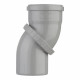 Отвод Pro Aqua Comfort d110 мм пластиковый поворотный для внутренней канализации (1011087T)