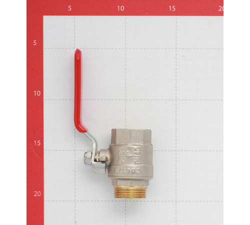 Кран шаровой латунный Valtec Base 1 ВР(г) х 1 НР(ш) ручка прямой (VT.215.N.06) Кран шаровой латунный Valtec Base 1 ВР(г) х 1 НР(ш) ручка прямой (VT.215.N.06)