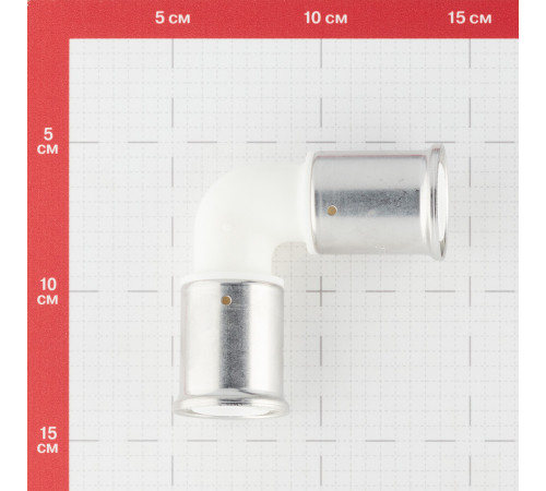 Угол Henco (1PKW-3232) 32(пресс) х 32(пресс) белый PVDF Угол Henco (1PKW-3232) 32(пресс) х 32(пресс) белый PVDF