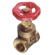 Задвижка клиновая латунный Valtec 1/2 ВР(г) х 1/2 ВР(г) вентиль (VT.012.G.04)